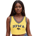 Iowa Hawkeyes Women's Cropped Tank Top