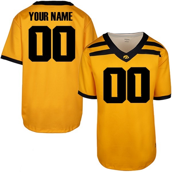 Iowa Hawkeyes Custom Youth Football Player Jersey