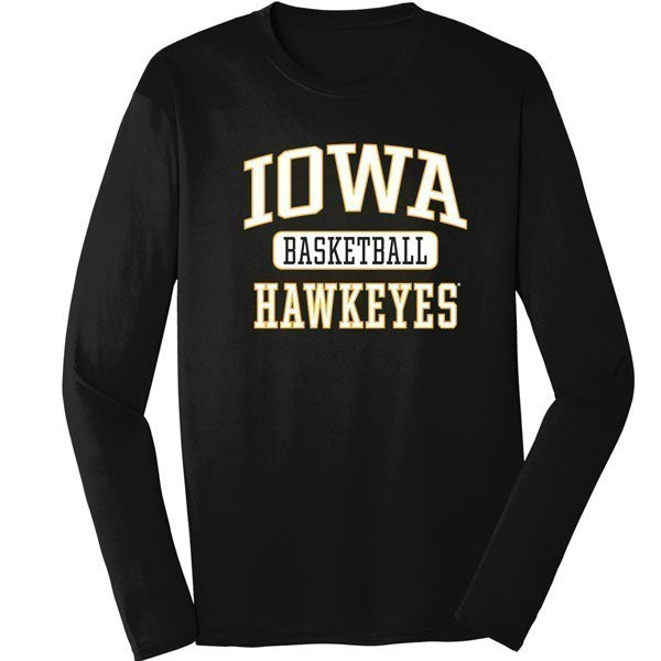 Iowa Hawkeyes Basketball Tee - Long Sleeve