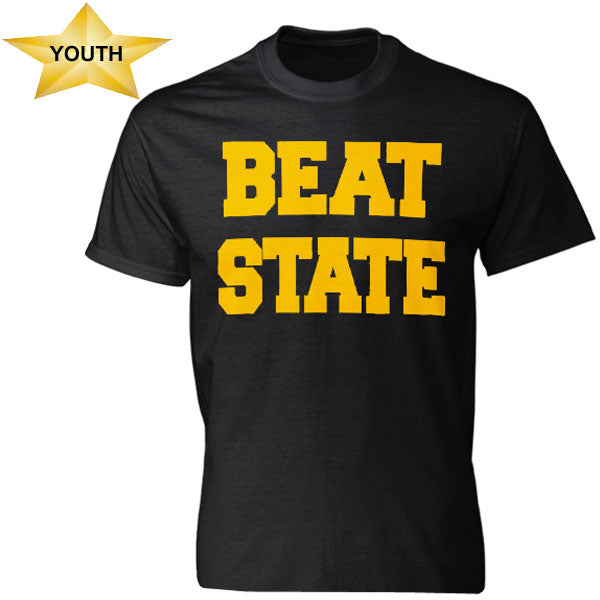 Iowa Hawkeyes Youth Beat State Tee