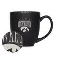Iowa Hawkeyes Matte Black Ceramic Mug