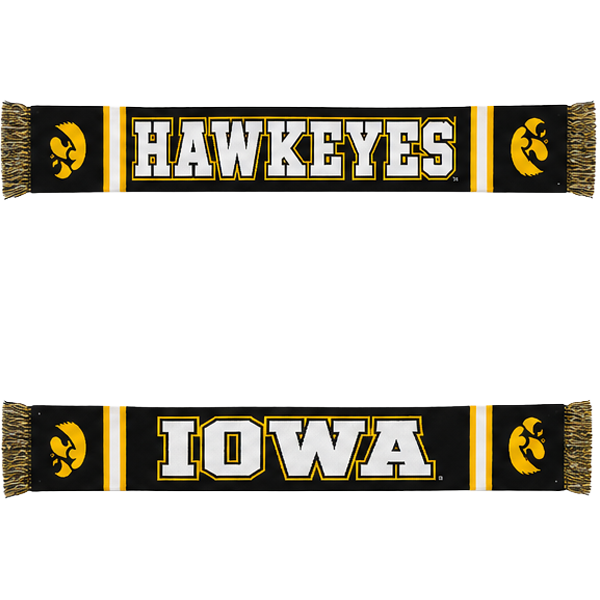 IOWA HAWKEYES BREAKAWAY SCARF
