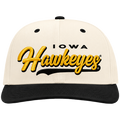 IOWA HAWKEYES BURROW 3D COTTON SNAPBACK HAT