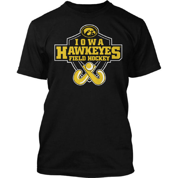 IOWA FIELD HOCKEY BADGE T PERF