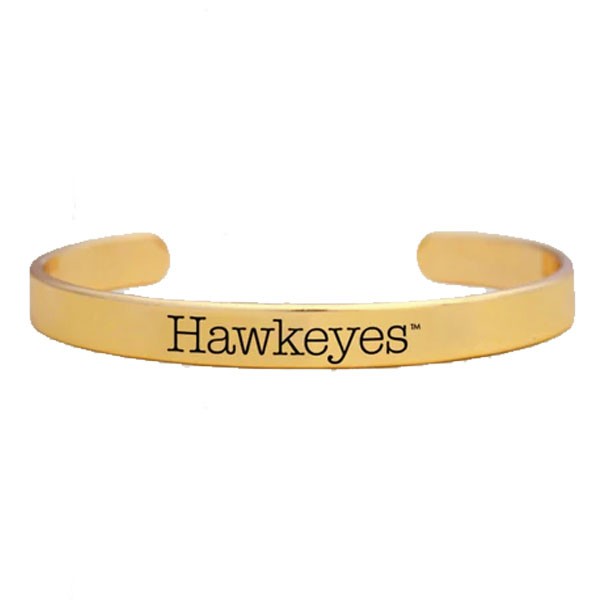 Iowa Hawkeyes Cuff Bracelet