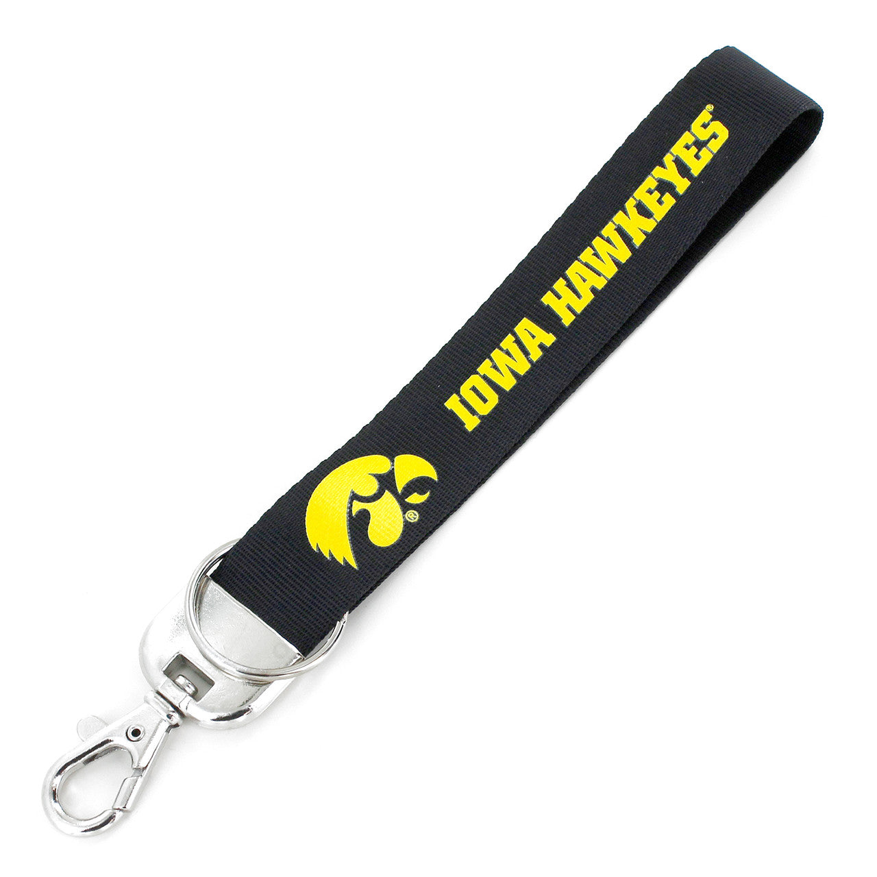 Iowa Hawkeyes Deluxe Wristlet Keychain