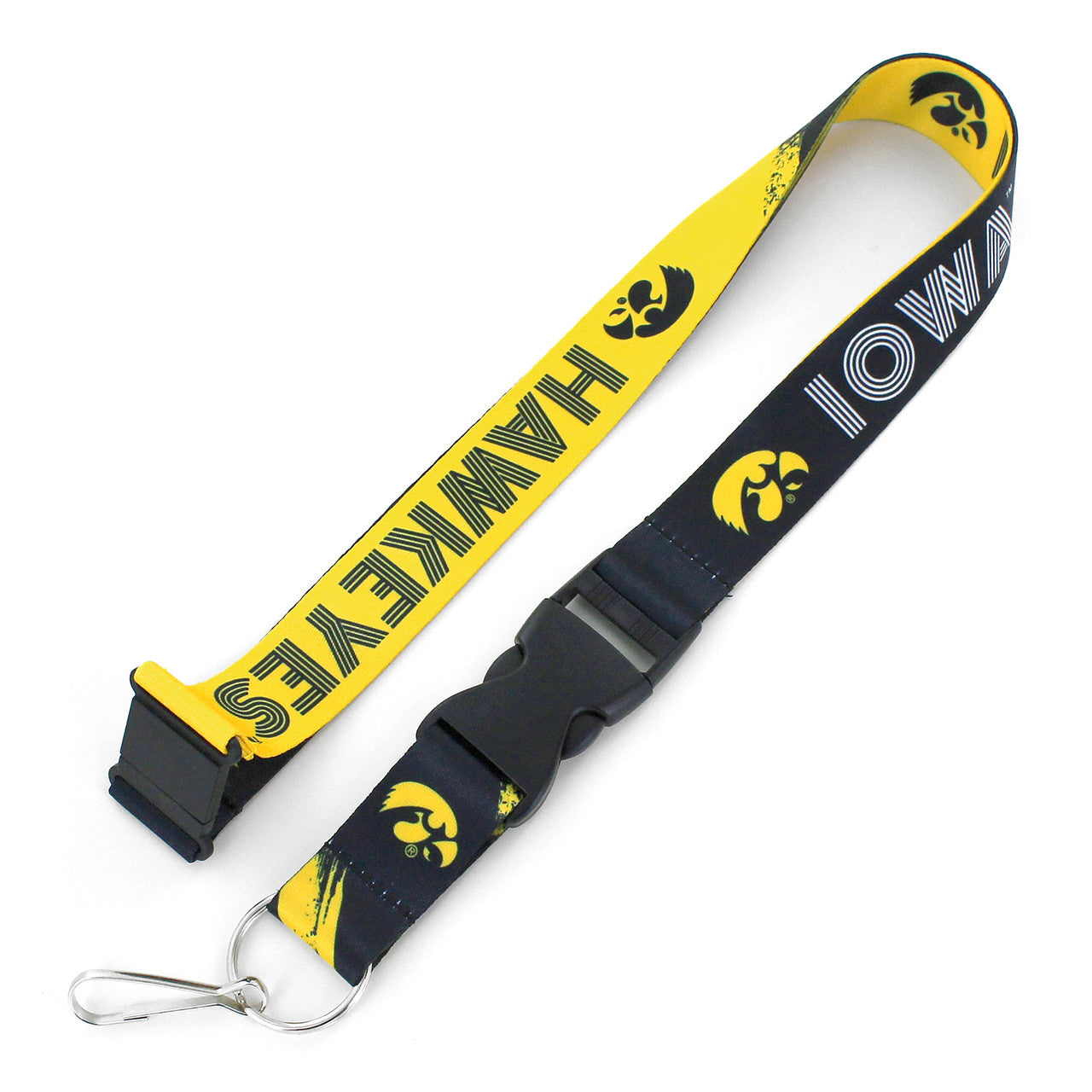 Iowa Hawkeyes Crossfade Lanyard