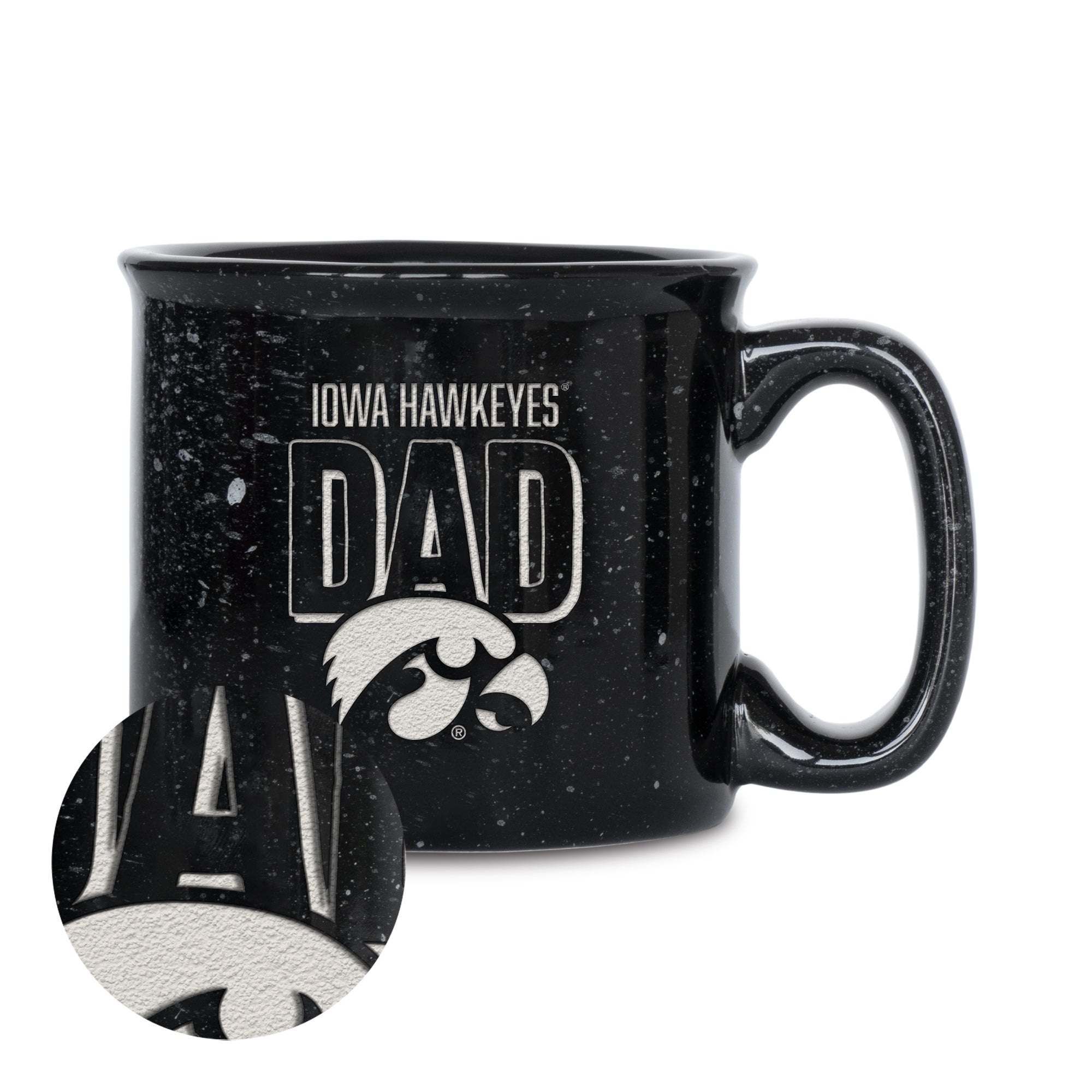 Iowa Hawkeyes Dad Campfire Mug