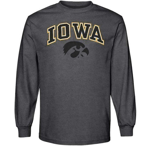 Iowa Hawkeyes Arch Logo Long Sleeve Tee