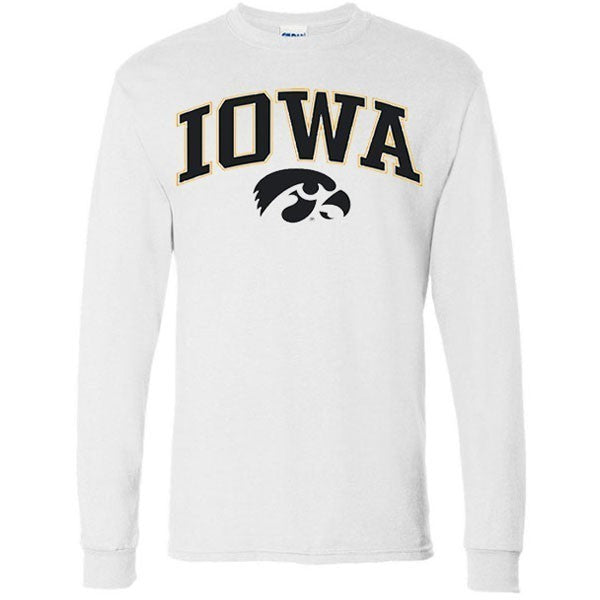Iowa Hawkeyes Arch Logo Long Sleeve Tee