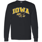 Iowa Hawkeyes Arch Logo Vintage Long Sleeve Tee