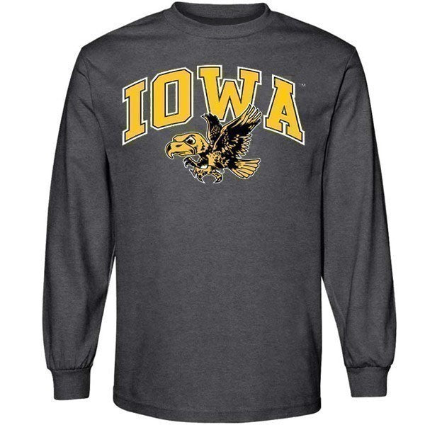 Iowa Hawkeyes Arch Logo Vintage Long Sleeve Tee