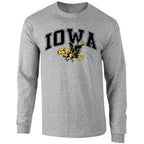 Iowa Hawkeyes Arch Logo Vintage Long Sleeve Tee