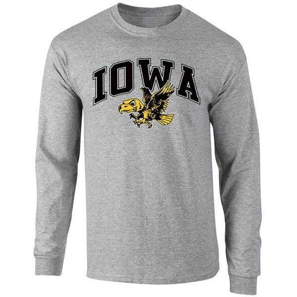 Iowa Hawkeyes Arch Logo Vintage Long Sleeve Tee