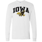 Iowa Hawkeyes Arch Logo Vintage Long Sleeve Tee