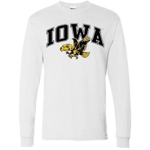 Iowa Hawkeyes Arch Logo Vintage Long Sleeve Tee