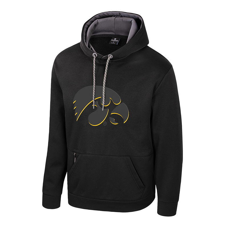 Iowa Hawkeyes Fridge Black Out Hoodie
