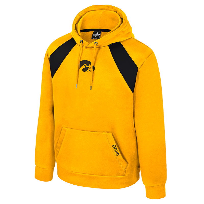 Iowa Hawkeyes Gold System Hoodie