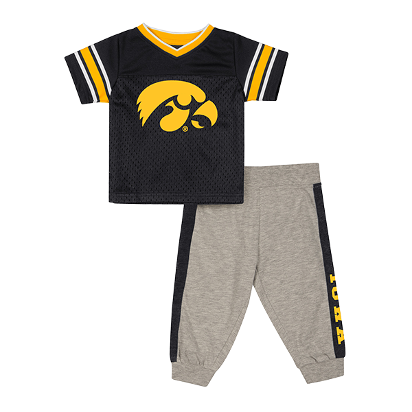 Iowa Hawkeyes All Day Football Infant Set