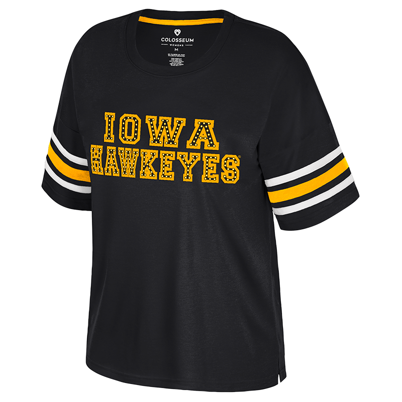 Iowa Hawkeyes Tina Studded Tee