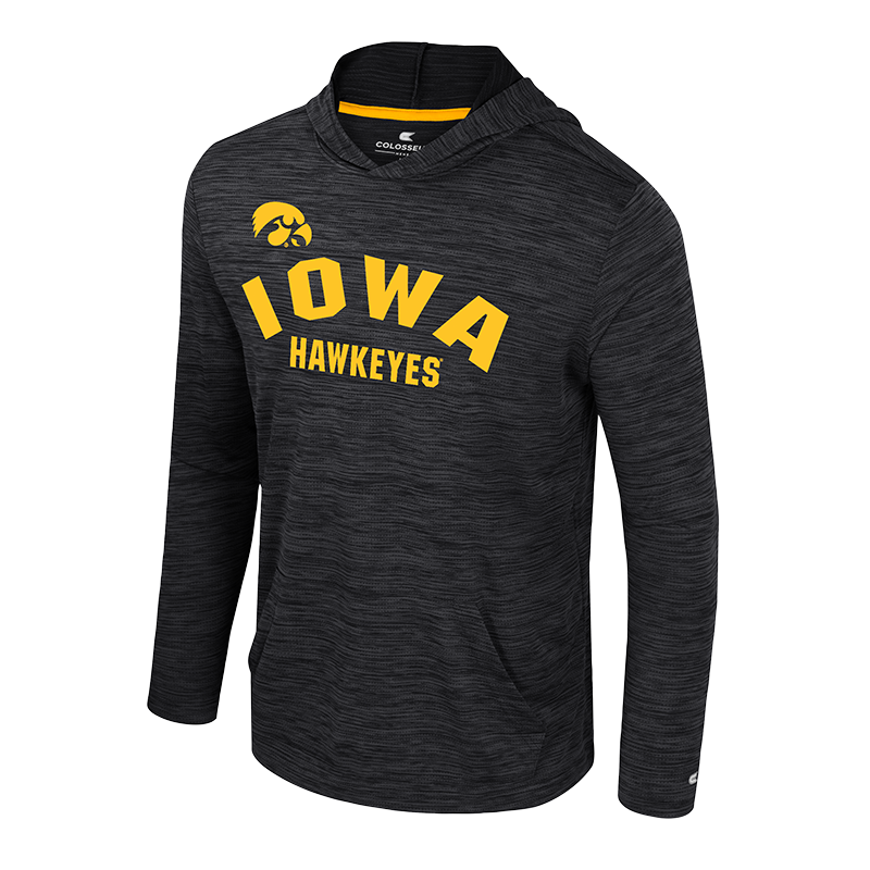 Iowa Hawkeyes Consistency LS Hooded Windshirt