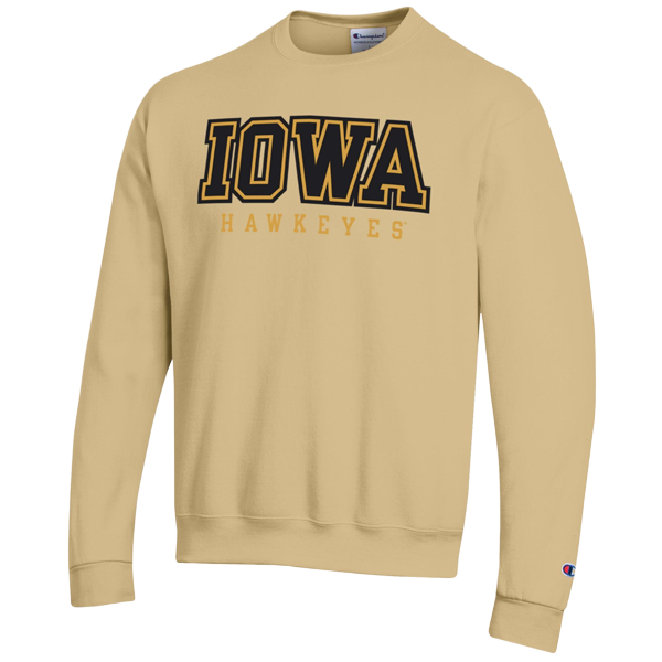 Iowa Hawkeyes Prowerblend Twill Crew