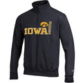 IOWA 1/4 ZIP LEFT CHEST LOGO
