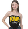 University of Iowa Women's Tie Back Bandaeu Top