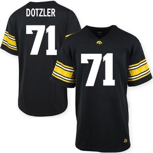 Iowa Hawkeyes Custom Youth Football Player Jersey