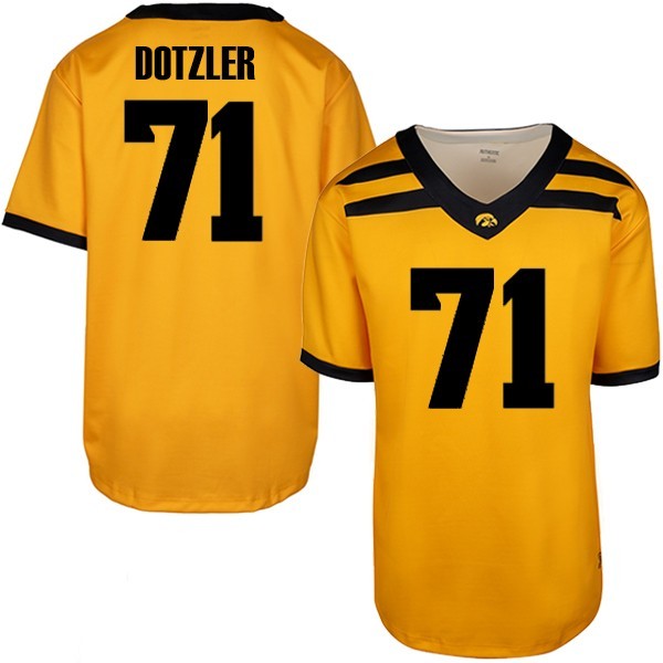 Iowa Hawkeyes Custom Youth Football Jersey