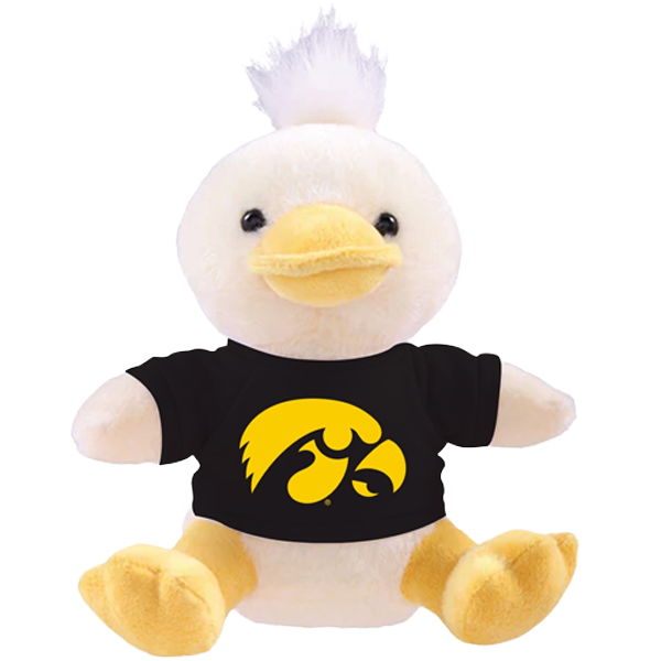 IOWA HAWKEYES 8" DUCK BEAN BUDDIES