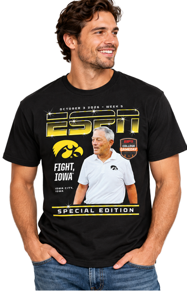 ESPN College Iowa GameDay Special Edition Tee - Kirk Ferentz