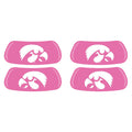 Iowa Hawkeyes Logo Eye Black - Pink (2 Pack)