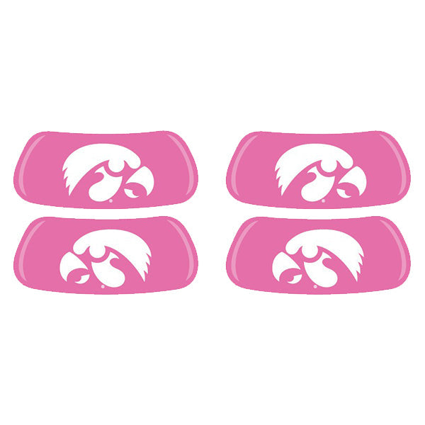 Iowa Hawkeyes Logo Eye Black - Pink (2 Pack)