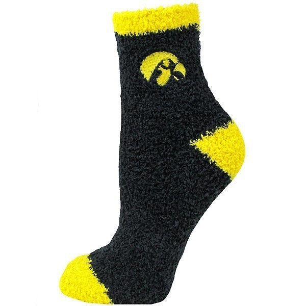 Iowa Hawkeyes Fuzzy Socks