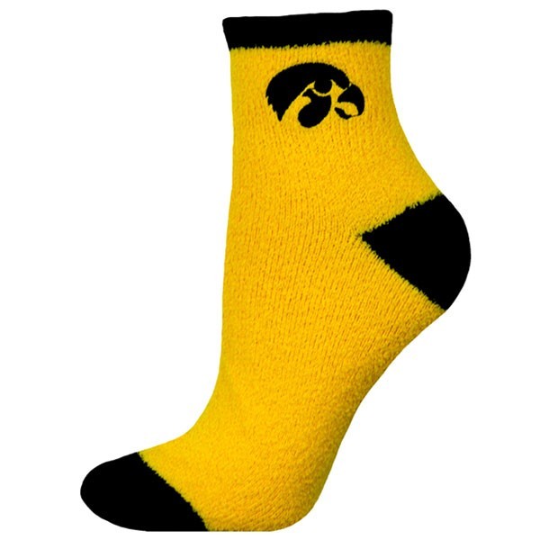 Iowa Hawkeyes Fuzzy Socks