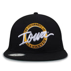 Iowa Hawkeyes Circle Print Black Hat