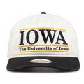 Iowa Hawkeyes Twill Bar IOWA White Hat