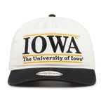 Iowa Hawkeyes Twill Bar IOWA White Hat