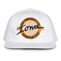 Iowa Hawkeyes Twill Circle Print White Hat