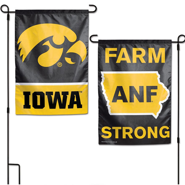 Iowa Hawkeyes ANF Garden Flag