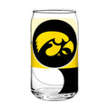Iowa Hawkeyes Can Glass