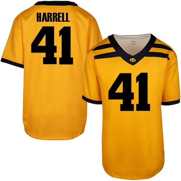 Iowa Hawkeyes Custom Youth Football Jersey