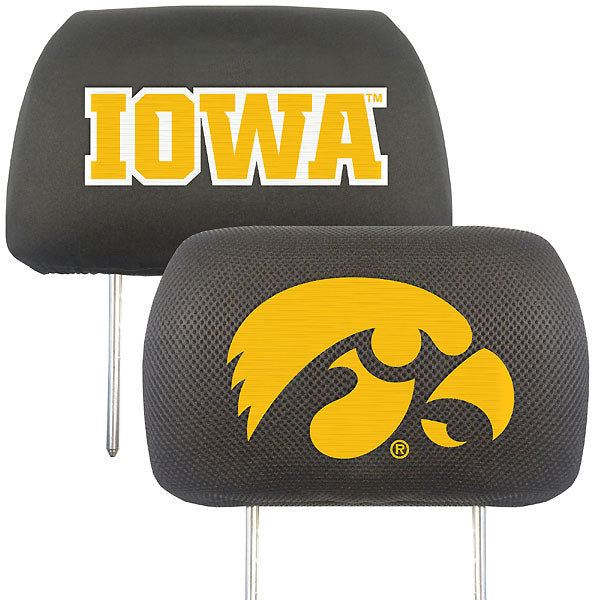 Iowa Hawkeyes Auto Head Rest Cover