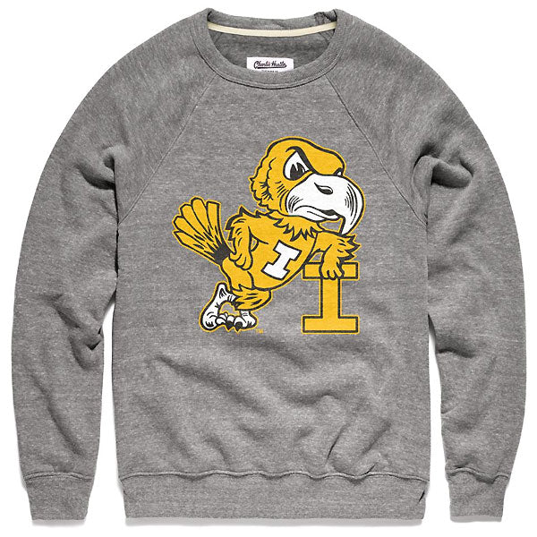 Iowa Hawkeyes Herky Leaning On I Crew
