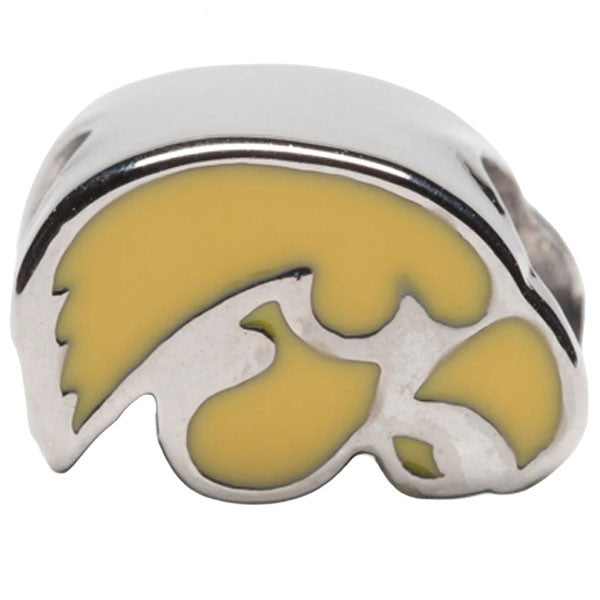 Iowa Hawkeyes Tigerhawk Gold Charm