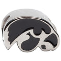 Iowa Hawkeyes Tigerhawk Black Charm