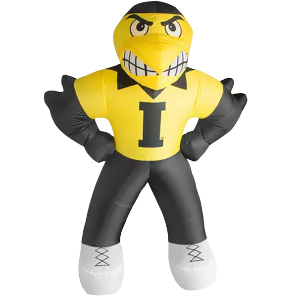 IOWA HAWKEYES INFLATABLE HERKY