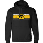 Iowa Hawkeyes Mesh Stripe Hoodie