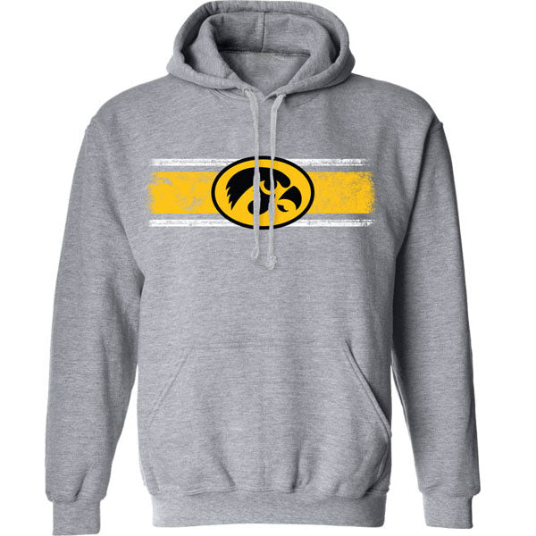 Iowa Hawkeyes Mesh Stripe Hoodie